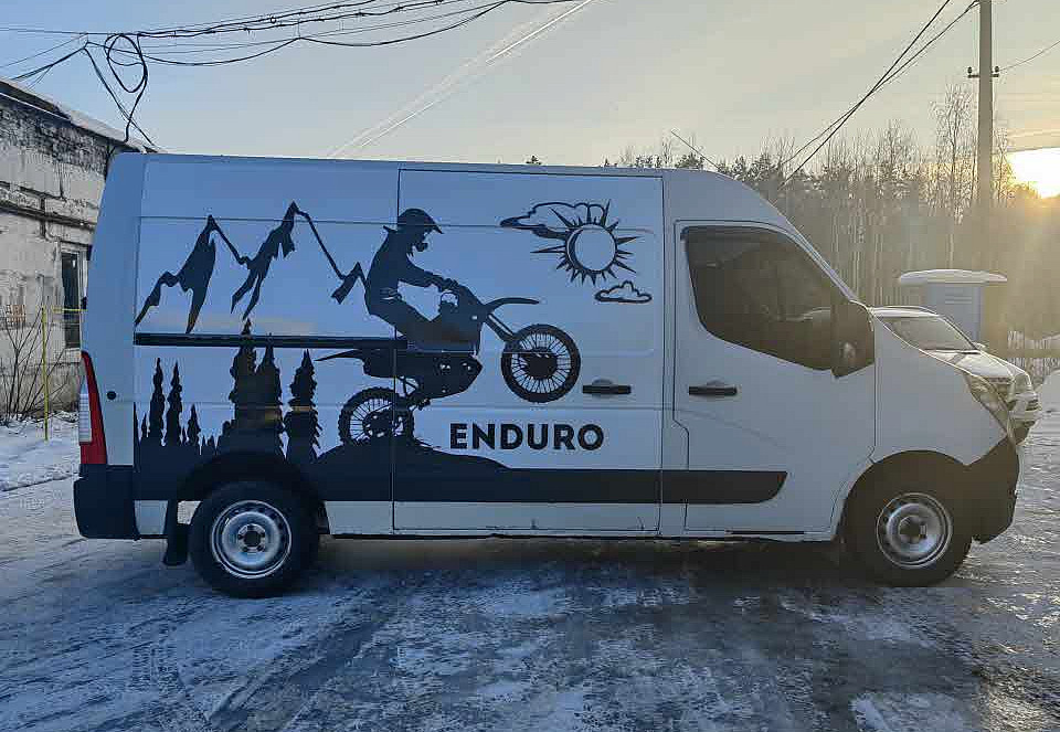 Наше портфолио - Оклейка газели плёнкой для компании &quot;Enduro&quot;